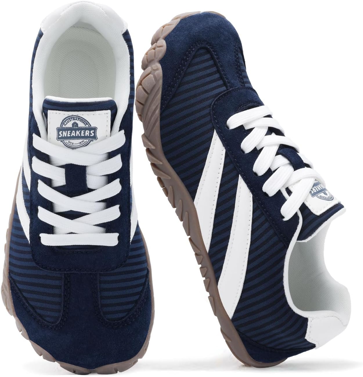 Barefoot Shoes Women Men - Wide Toe Box Sneakers Women Casual Tennis Shoe | Zero Drop Minimalist Trainers Hiking Walking Shoes | Lightweight Breathable Non-Slip Comfortable Fashion Sneakers Footwear
