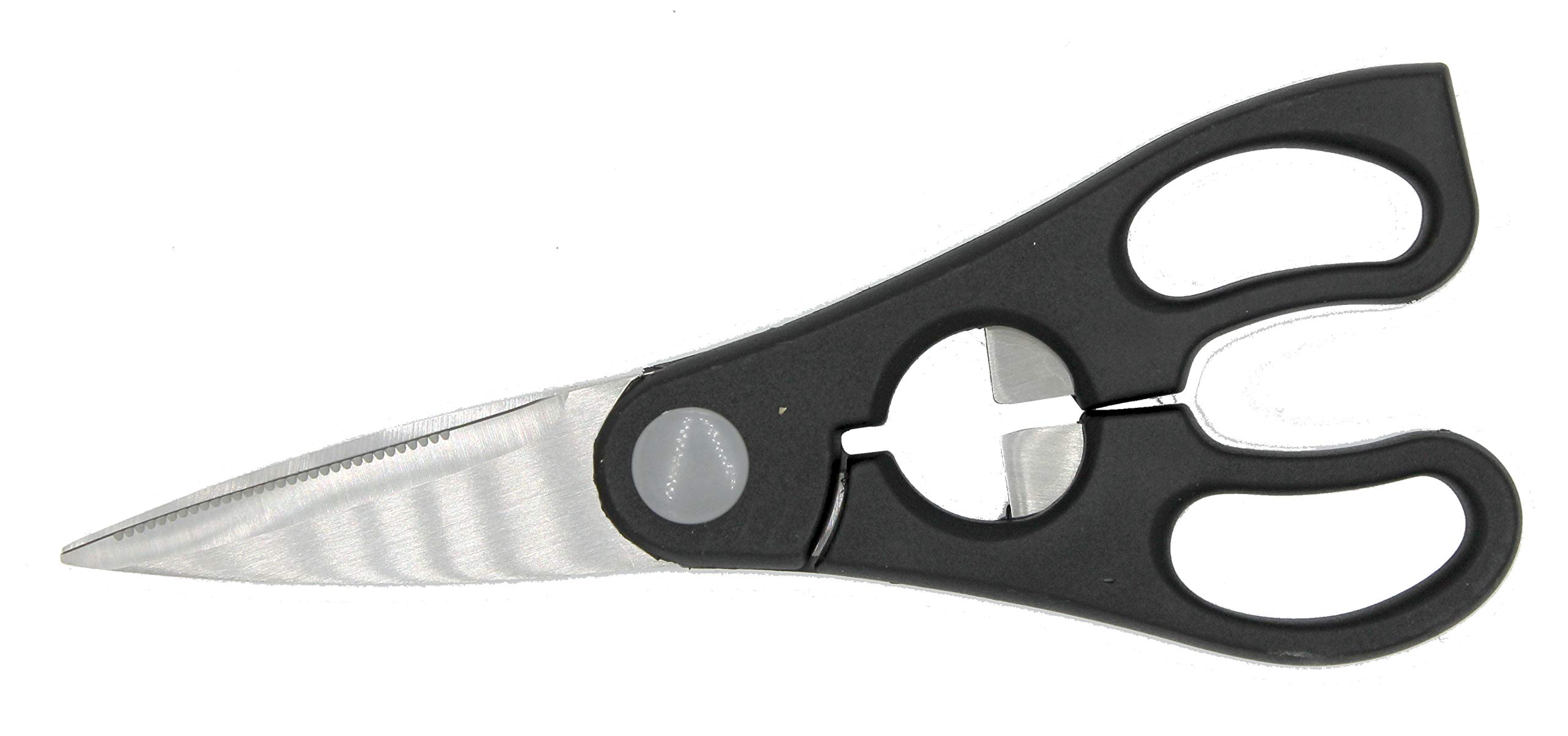 FACKELMANN Multipurpose Kitchen Scissors with Bottle Opener, Stainless Steel, Silver