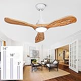 Ceiling Fans with Lights and Remote,42 Inch Unique