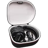 Headphone Case for Audio-Technica ATH-M50xBT2/ATH-M40x/ATH-M30x/ATH-M20xBT, M-Audio, OneOdio Headphone, Large Foldable Over Ear Headphones (Case Only)