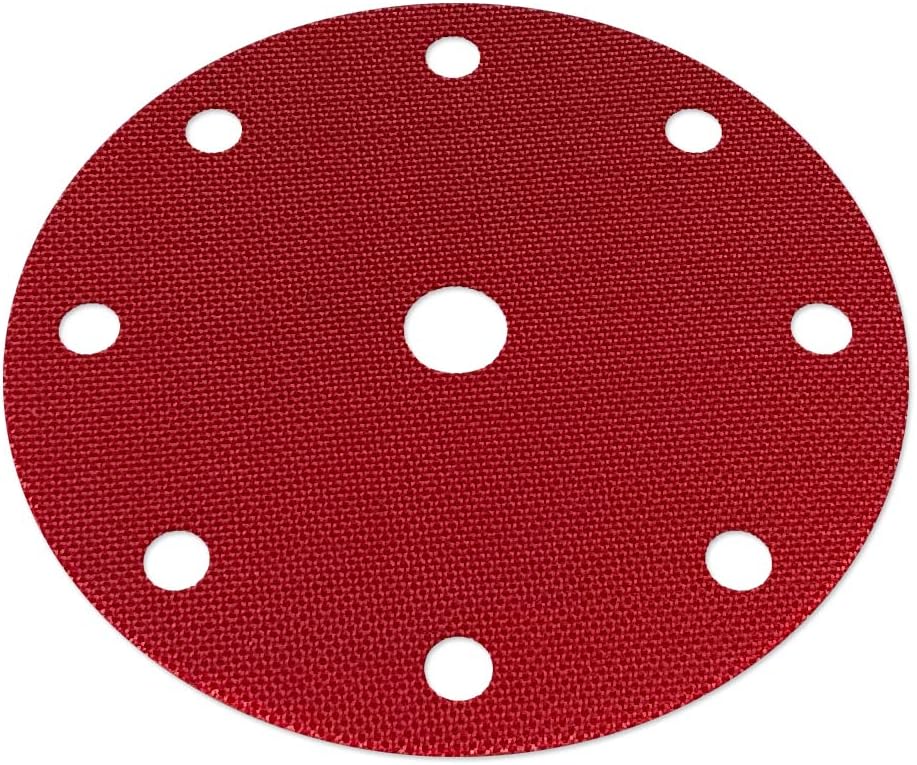 Hook and Loop Replacement self-adhasif 6" 150mm (8+1 Hole) for Backing Pads - Repair of Worn Sanding Pads - DFS