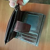 BORSA CON SOLDI ID Card Holder Biglietto Da Visita Portafoglio - Foto 11