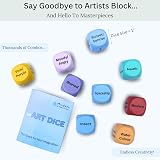 Mindzen smART DICE Drawing & Painting Game 9 Dice Creative Kit view 2