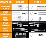 AZEAM 3 Tier Acrylic Riser Clear Display Stand 12in x 3.15in 2 Pack view 2