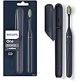 PHILIPS One By Sonicare Battery Toothbrush, Midnight, Hy1100/04, 1 Count