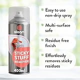GLEAN Sticky Stuff Remover Gel Spray 2x400ml Goo Dissolver Multi-Surface view 2