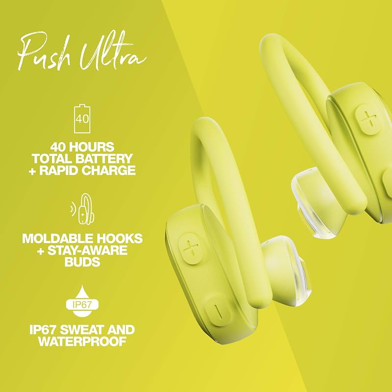 S2BDW-N746 Auricolari Push Ultra, In-Ear, True Wireless, Impermeabili