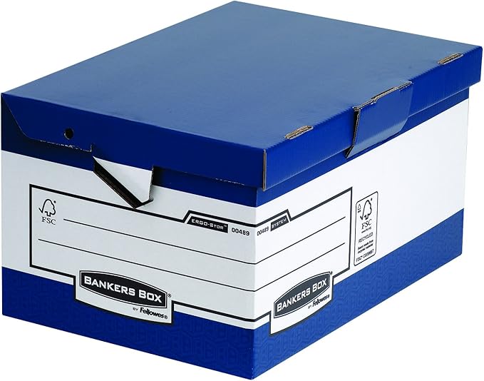Fellowes 0048901 31 x 56.5 x 39 cm, ErgoStor Maxi Fast Fold Bankers