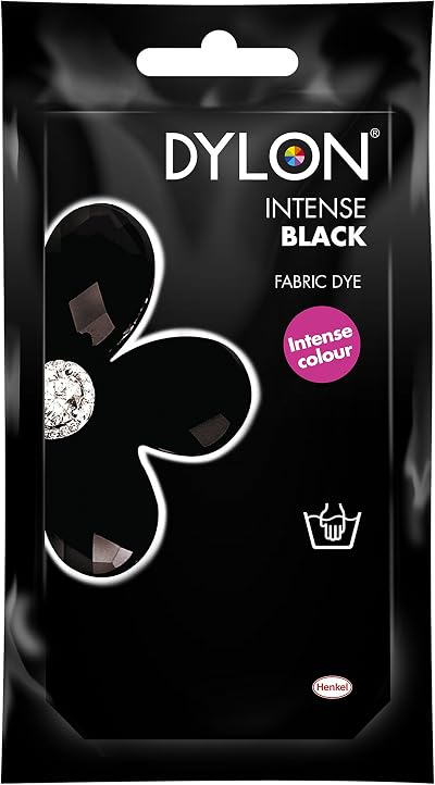 Dylon Hand Dye Fabric Dye Sachet 50 g Intense Black