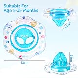 flintronic Baby Swimming Pool Float Ring with Seat 6-36 Months view 2