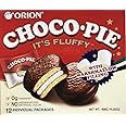 Orion Choco Pie with Marshmallow Cream LARGE, 24 Count (12 x 2 Packs)