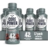 Core Power Fairlife Elite 42g High Protein Milk Shakes For kosher diet, Ready to Drink for Workout Recovery, Chocolate, 14 Fl Oz (Pack of 12), Liquid, Bottle