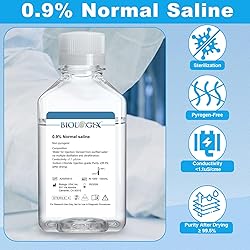 CryoKing 0.9% Normal Saline Solution, 1000ml 0.1um