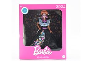 Dia de Los Muertos 2024 Special Edition Barbie Collectible Doll with Stand
