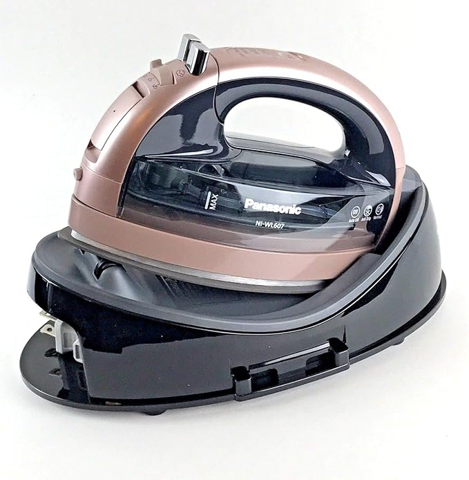 Panasonic NIWL607P Cordless 360 Freestyle Steam/Dry Iron, Rose Gold