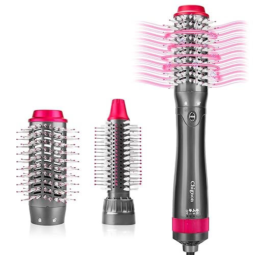 Hair Dryer Brush and Volumizer Styler, Hot Air Brush, Negative