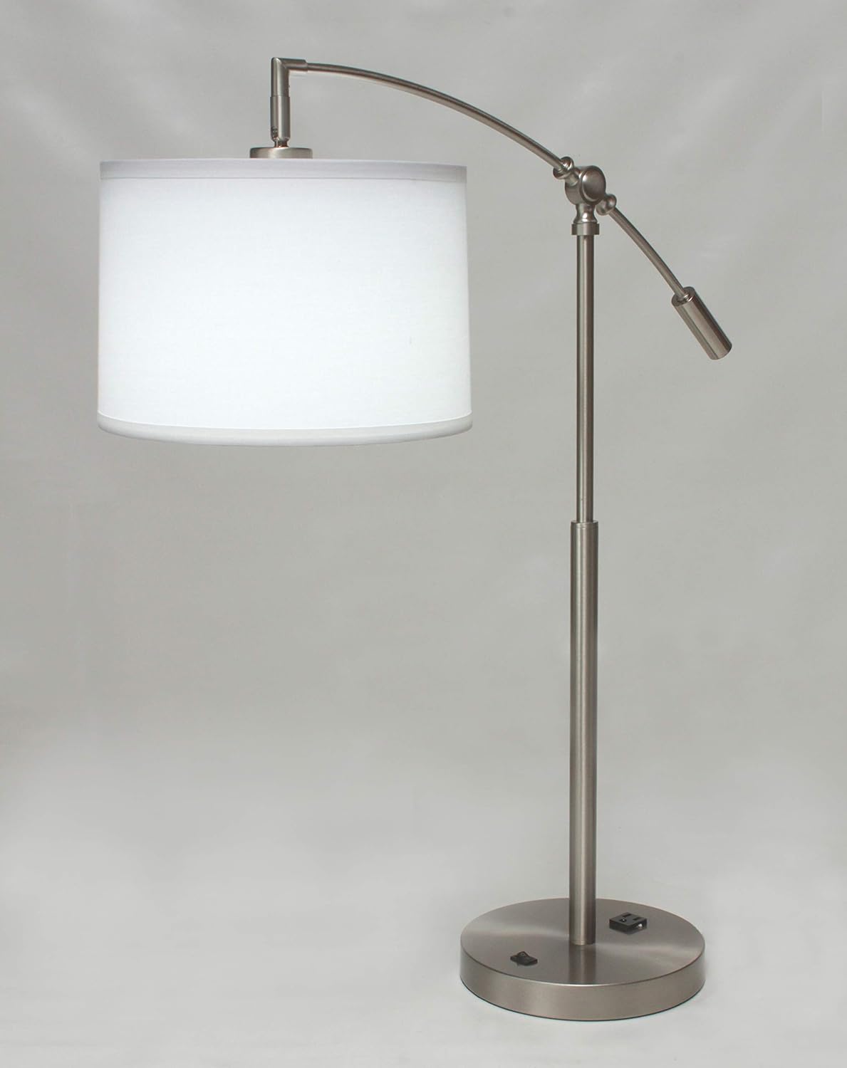 brushed nickel desk lamp