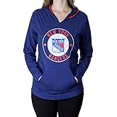 NHL Ladies Official Team Logo French Terry Cover Up Fashion Hoodie Tunic