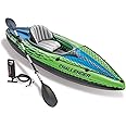 Intex Challenger Kayak, Inflatable Kayak Set with Aluminum Oars and High Output Air-Pump