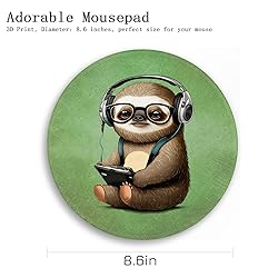 Funny Green Round Mouse Pad Mouse Pad for