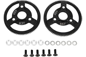 DKKY DKKY RACING DKKY Spur Gear for Traxxas 2WD Slash Drag Slash Bandit Upgrade Parts (83T-86T/48P)