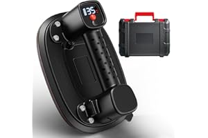 BAONEEDY Electric Suction Cups for Glass Heavy Duty,8h/4500mAh Electric Vacuum Suction Cup for Tile,Max Load 660lbs Power Tile Suction Cup Tool,Suction Cup Lifter for Floor Wood Granite Glass