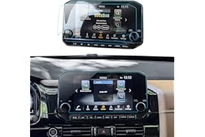 LANTU 2PCS Car Screen Protector for 2022 2023 2024 Nissan Pathfinder（SL/Platinum） Accessories Navigation Nano Screen Protector Cover HD Clear 9''
