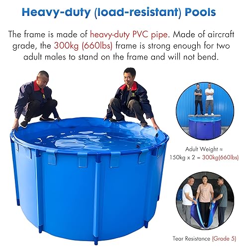 Above-ground Swimming Pool for Toddler Adults Dogs, Backyard