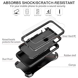 Case for iPhone XR Case 6.1" Belt Clip Holster