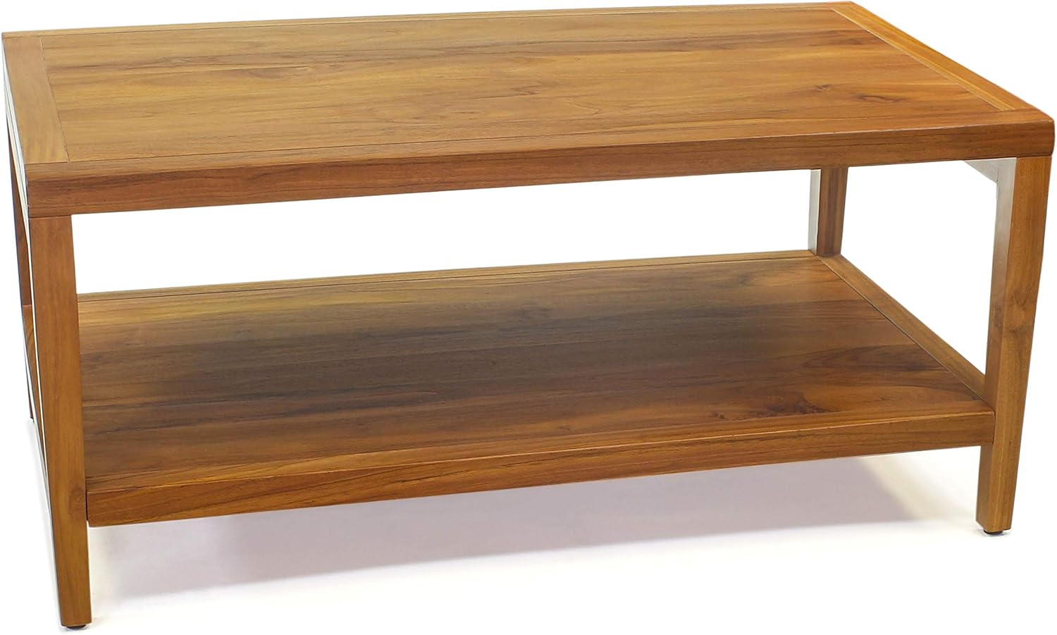 Amazon Com Manada Teak Coffee Table Kitchen Dining