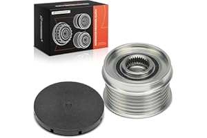 A-Premium Alternator Freewheel Clutch Pulley Compatible with Nissan Altima 2013-2018 2.5L, 6 Grooves Clockwise