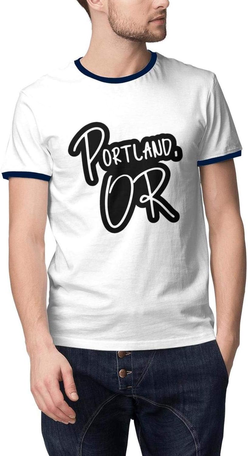 MMZ07YZM Oregon OR Ore - Playera de Manga Corta para Hombre, 100%