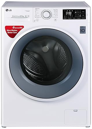 LG 6.5 kg Inverter Fully-Automatic Front Loading Washing Machine (FHT1065SNW.ABWPEIL, Blue and White)