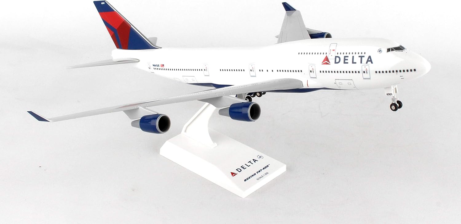 Daron Skymarks Delta 747400 Avion Modèle kit de Construction avec Gear