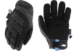 Mechanix Wear Coldwork Original - Insulated Winter Work Gloves for Safe Hands - Machine-Washable - Secure-Fit - Touchscreen Capable - Wind & Water-Resistance - Large - Black/Grey