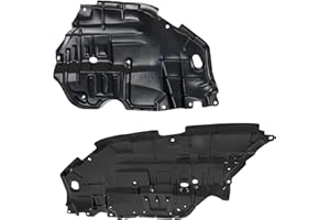 Evan Fischer Engine Splash Shield Set Compatible With 2012-2014 Toyota Camry, Front Driver and Passenger Side TO1228178, TO1228177