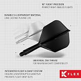 Target Darts K Flex Integrated Flights & Shafts No.6 Pink 33mm Pack of 3 view 6