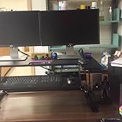 Amazon.com : VIVO Height Adjustable Standing Desk Sit to Stand Gas