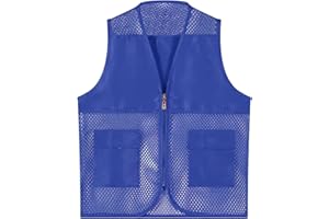 Kids Boy's Tops Mesh Vest Breathable Fishing Vest Photography Travel Hiking Waistcoat Sleeveless Jacket Soft Adults