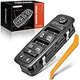 A-Premium Master Power Window Switch Compatible with Dodge Durango 2014-2015 & Jeep Grand Cherokee 2014-2016, Front Left Driver Side, Replace# 68184802AA, 68184802AC