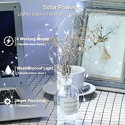 Brizled Outdoor Solar Fairy Lights 2 Pack, Total