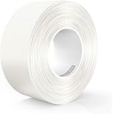 LLPT Duct Tape Premium Grade 2.36 Inches x 108 Feet x 11 Mil Residue Free Strong Waterproof Adhesive Color White