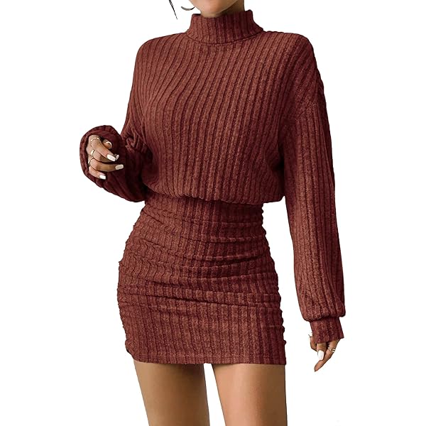 open lace back dress MEROKEETY Women's 2025 Long Sleeve Mini Sweater Dress Crewneck Ribbed Knit  A Line Pleated Swing Short Dresses, Apricot, Small at Amazon Women's  Clothing store