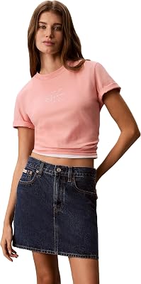 T-Shirt SS Classic Seasonal Monologo LV047G831G pour Femme, Rouge (Rouge Clair), XS