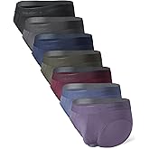 DAVID ARCHY Men's Underwear Ultra Soft Modal Dual Pouch Briefs Support Comfortable lightweight Briefs for Men 4 or 7 Pack