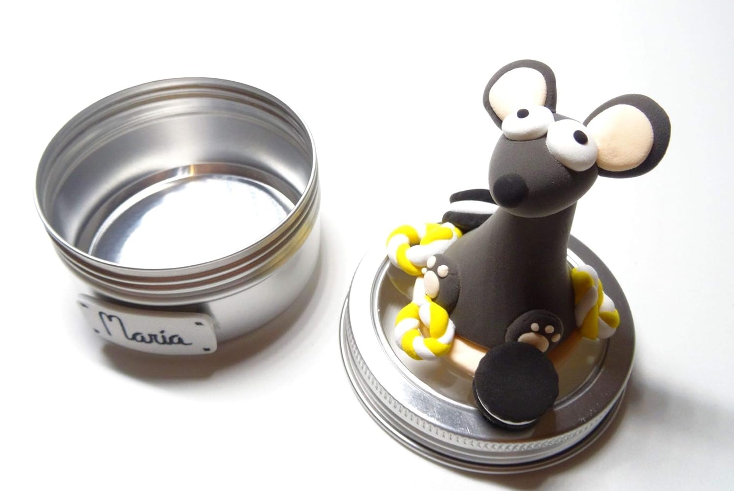 Caja dientes leche Ratoncito Pérez personalizable: Amazon.es: Handmade