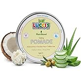 LUCCI’S CHILDRENS GROOMING SUPPLY Baby Hair Gel – 5oz Plant-Based Styling Hair Pomade for Infants – No Parabens or Sulphates – Medium Shine and Strong Hold Hair Paste for Kids