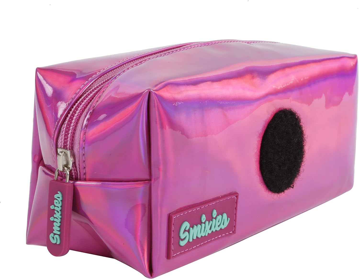 Smixies Unicorn Girls DYI Pencil case with Interchangeable Hook Patches Pen case Pen Pouch for School, Pink - Image 4
