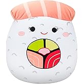 Squishmallows Original 12in Rolanda The Salmon Sushi – Official Jazwares Plush (Medium-Sized)