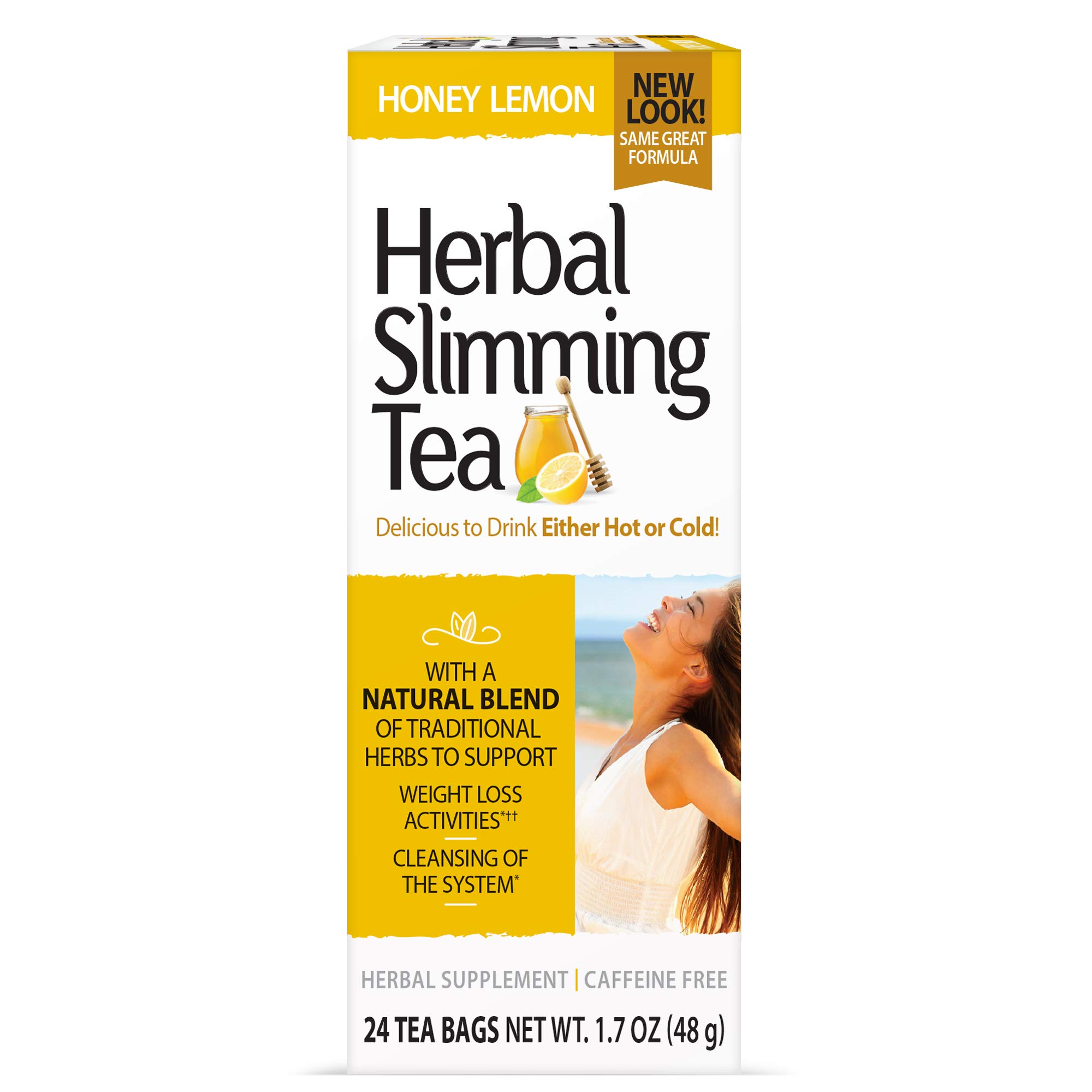 21st Century Slimming Tea, Lemon Honey, 24 Ounce- Buy  